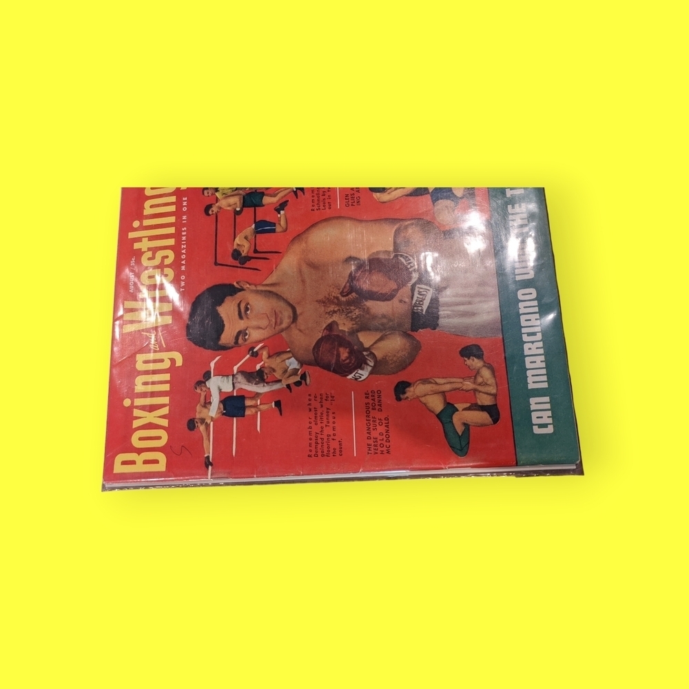 Vintage Boxing and Wrestling Magazine Featuring Rocky Marciano (August 1952) - Picture 3 of 3